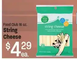 Maceys Food Club string cheese offer