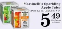 Harvest Foods Martinelli's Sparkling Apple Juice offer