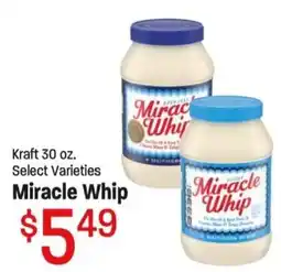 Maceys Kraft miracle whip offer