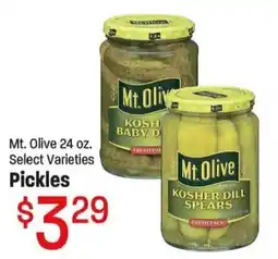 Maceys Mt Olive pickles offer