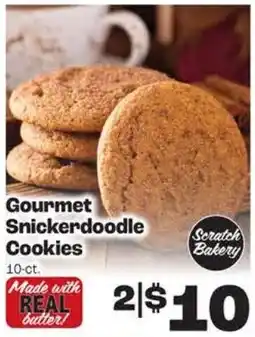 Rosauers Scratch Bakery Gourmet Snickerdoodle Cookies offer