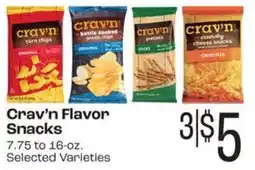 Rosauers Crav'n Flavor Snacks offer