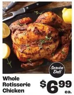 Rosauers Service Deli Whole Rotisserie Chicken offer