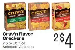 Rosauers Crav'n Flavor Crackers offer
