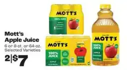 Rosauers Mott's Apple Juice offer