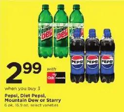 Cub Foods Pepsi, Diet Pepsi, Mountain Dew or Starry offer