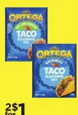 Cub Foods Ortega taco seasoning mix offer