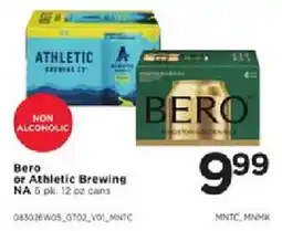 Cub Foods Bero or Athletic Brewing offer