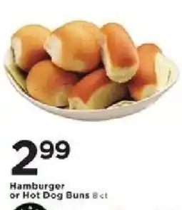 Cub Foods Hamburger or Hot Dog Buns offer