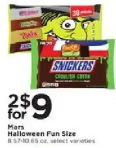 Cub Foods Mars Halloween Fun Size offer