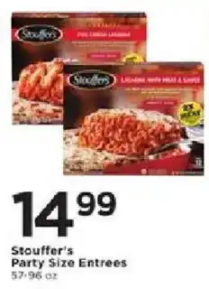 Cub Foods Stouffer's Party Size Entrees offer
