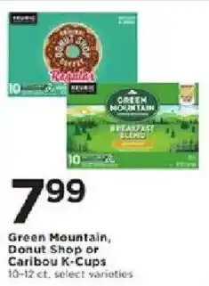Cub Foods Green Mountain, Donut Shop or Caribou K-Cups offer