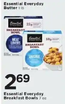 Cub Foods Essential Everyday Breakfast Bowls offer