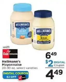 Cub Foods Hellmann's Mayonnaise offer