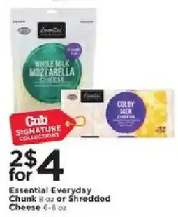 Cub Foods Essential Everyday Cheese offer