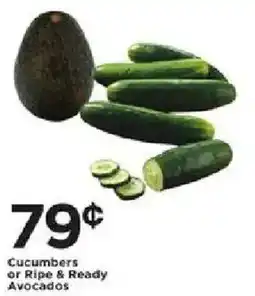 Cub Foods Cucumbers or Ripe & Ready Avocados offer