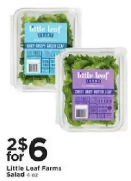Cub Foods Little Leaf Farms Salad offer