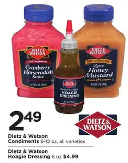 Cub Foods Dietz & Watson Condiments offer