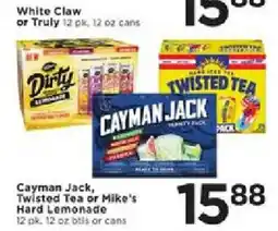 Cub Foods Cayman Jack, Twisted Tea or Mike's Hard Lemonade offer