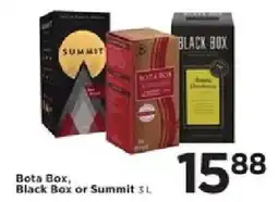 Cub Foods Bota Box, Black Box or Summit 3 L offer