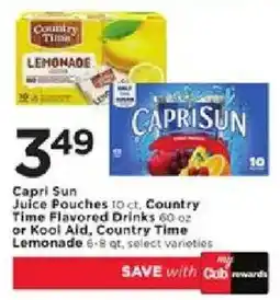 Cub Foods Capri Sun Juice Pouches offer