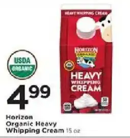 Cub Foods Horizon Organic Heavy Whipping Cream offer
