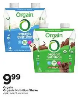Cub Foods Orgain Organic Nutrition Shake offer
