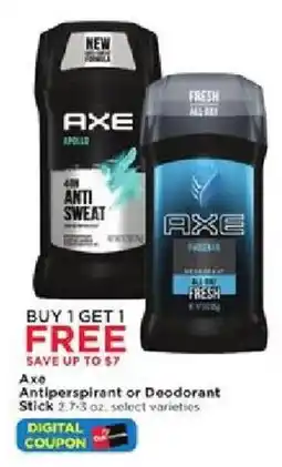Cub Foods Axe Antiperspirant or Deodorant Stick offer