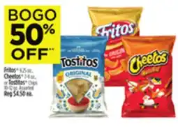 Dollar General Fritos 9.25 oz., Cheetos 7.4 oz., or Tostitos Chips 7.5 oz offer