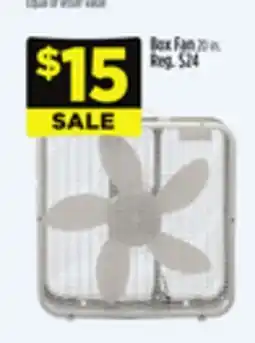 Dollar General Box Fan 29 in offer