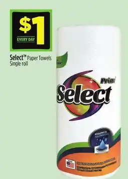 Dollar General Select Paper Towels offer