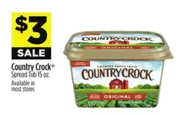 Dollar General Country Crock Spread Tub offer