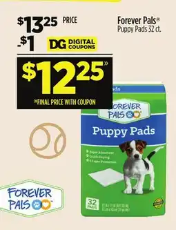 Dollar General Forever Pals Puppy Pads offer