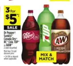 Dollar General Dr Pepper , Sunkist , Canada Dry RC Cola, 7UP or A&W offer