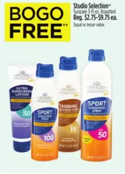 Dollar General Studio Selection Suncare offer