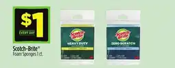 Dollar General Scotch-Brite Foam Sponges offer