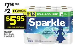 Dollar General Sparkle Paper Towels offer