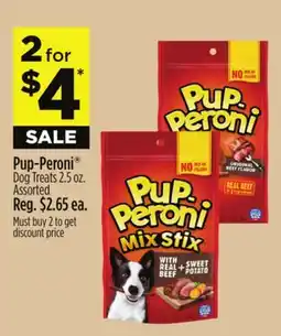 Dollar General Pup-Peroni Dog Treats offer