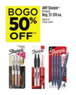 Dollar General ANY Sharpie Product offer