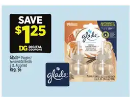 Dollar General Glade Plugins Scented Oil Refills offer