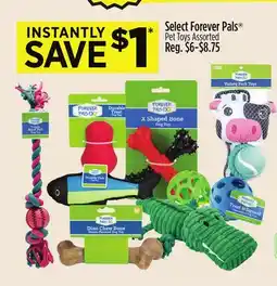 Dollar General Select Forever Pals Pet Toys offer