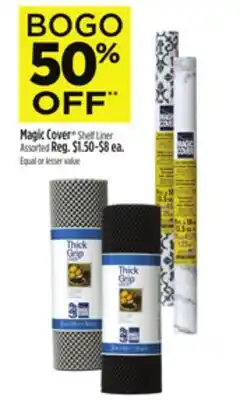 Dollar General Magic Cover Shelf Liner offer