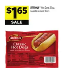Dollar General Armour Hot Dogs offer