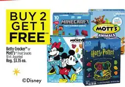 Dollar General Betty Crocker or Mott's Fruit Snacks offer