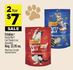 Dollar General Friskies Party Mix Cat Treats offer