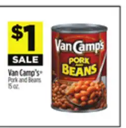 Dollar General Van Camp's Pork and Beans offer
