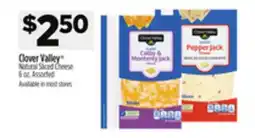 Dollar General Clover Valley Natural Sliced Cheese offer