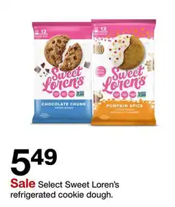 Target Select Sweet Loren's refrigerated cookie dough offer