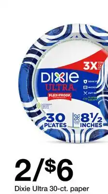 Target Dixie Ultra 30-ct. paper offer