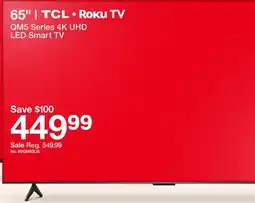 Target TCL • Roku TV offer